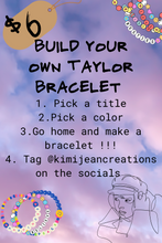 Load image into Gallery viewer, DIY Taylor Album Bracelet