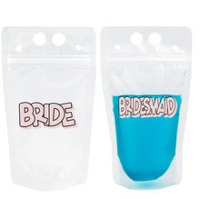 Load image into Gallery viewer, Adult Drink Pouch Bride & Bridesmaid