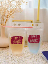Load image into Gallery viewer, Adult Drink Pouch Christmas Tipsy & Bright