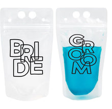 Load image into Gallery viewer, Adult Drink Pouch Bride  Groom