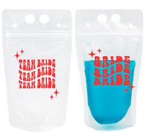 Load image into Gallery viewer, Adult Drink Pouch Bride & Team Bride