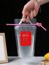 Load image into Gallery viewer, Adult Drink Pouch Get Lit Christmas