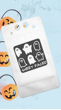 Load image into Gallery viewer, Adult Drink Pouch Halloween Sheet Faced