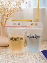 Load image into Gallery viewer, Adult Drink Pouch on beach time