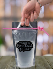 Load image into Gallery viewer, Adult Drink Pouch powered by pixie dust & wine
