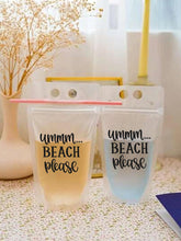 Load image into Gallery viewer, Adult Drink Pouch Ummm…. Beach Please