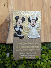 Load image into Gallery viewer, Wedding mickey & Minnie Body stud Earrings