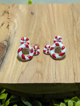 Load image into Gallery viewer, Mickey Red & White Wreath Stud Earrings