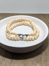 Load image into Gallery viewer, Silver Heart Diffuser Bracelet