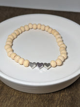 Load image into Gallery viewer, Silver Heart Diffuser Bracelet