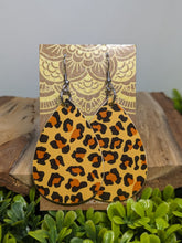 Load image into Gallery viewer, Cheetah Print  Wood Earrings