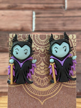 Load image into Gallery viewer, Maleficent Stud Earring