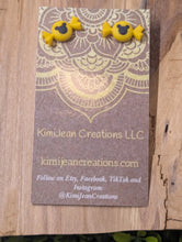 Load image into Gallery viewer, Mickey Yellow Candy Stud Earring