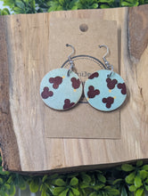 Load image into Gallery viewer, Mickey Ice Cream Wood earrings