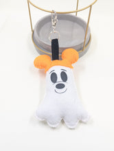 Load image into Gallery viewer, Mr. Mouse Ghostie Bag Charm with hat