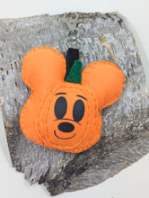 Load image into Gallery viewer, Mr. Mouse Pumpkin Bag Charm
