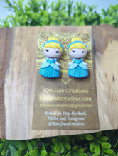Load image into Gallery viewer, Cinderella Stud Earrings