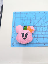 Load image into Gallery viewer, Mrs. Mouse Pink Pumpkin Bag Charm