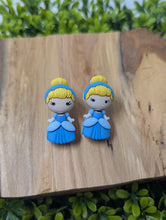 Load image into Gallery viewer, Cinderella Stud Earrings