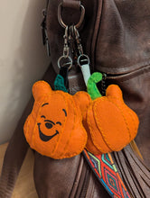 Load image into Gallery viewer, Hunny Bear Pumpkin Bag Charm