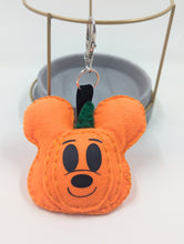 Load image into Gallery viewer, Mr. Mouse Pumpkin Bag Charm