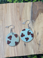 Load image into Gallery viewer, Mickey Ice Cream Wood earrings