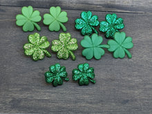 Load image into Gallery viewer, Shamrock Post Earrings- Light Green Matte