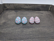 Load image into Gallery viewer, Easter Egg Stud Earrings- Blue