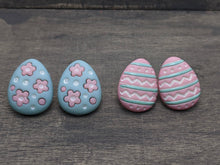Load image into Gallery viewer, Easter Egg Stud Earrings- Pink