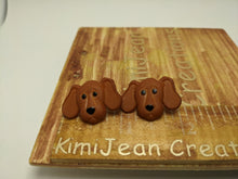 Load image into Gallery viewer, Irish Setter Dog Stud Earrings