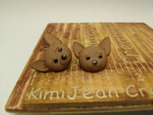 Load image into Gallery viewer, Chihuahua Stud Earrings