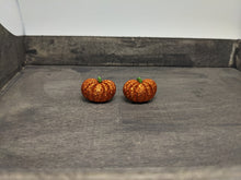 Load image into Gallery viewer, Sparkle Pumpkin Stud Earrings