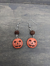 Load image into Gallery viewer, Pumpkin Diffuser Earrings