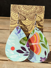 Load image into Gallery viewer, Wood Tear Drop Earrings