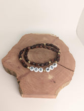 Load image into Gallery viewer, Dog Mom Diffuser Wood Bracelet Set