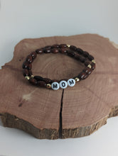Load image into Gallery viewer, Mom Wood Diffuser Bracelet Set