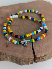 Load image into Gallery viewer, Rainbow Cross Bracelet