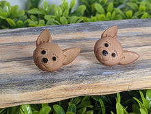 Load image into Gallery viewer, Chihuahua Stud Earrings