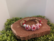 Load image into Gallery viewer, Peppermint Christmas Diffuser Bracelet