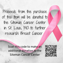 Load image into Gallery viewer, Breast Cancer Awareness Pink Ribbon Stud Earrings