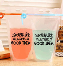Load image into Gallery viewer, Adult Drink Pouch Cocktails always a good idea