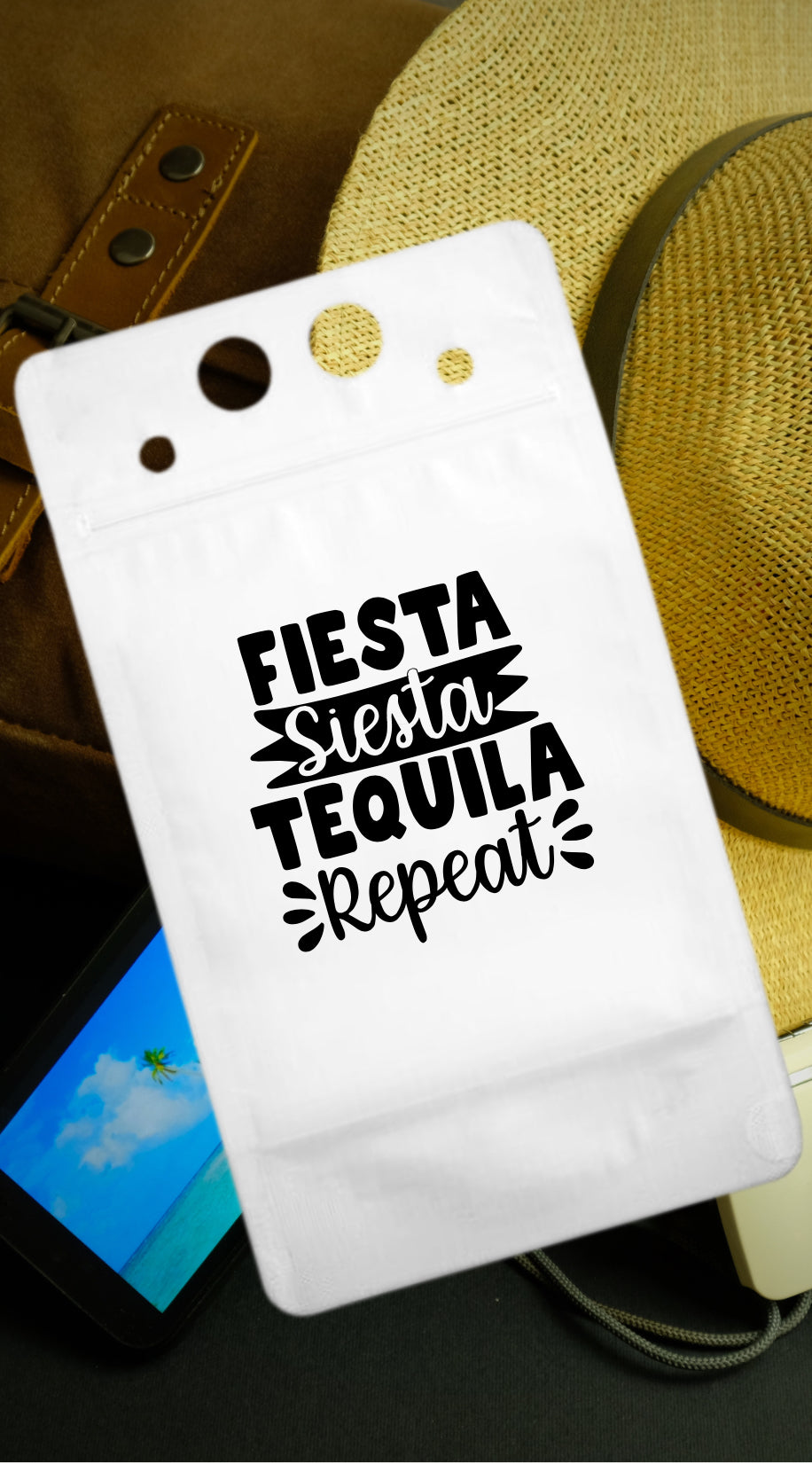Adult Drink Pouch Fiesta Siesta tequila repeat