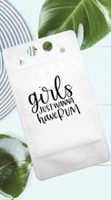 Load image into Gallery viewer, Adult Drink Pouch Girls just wanna have run
