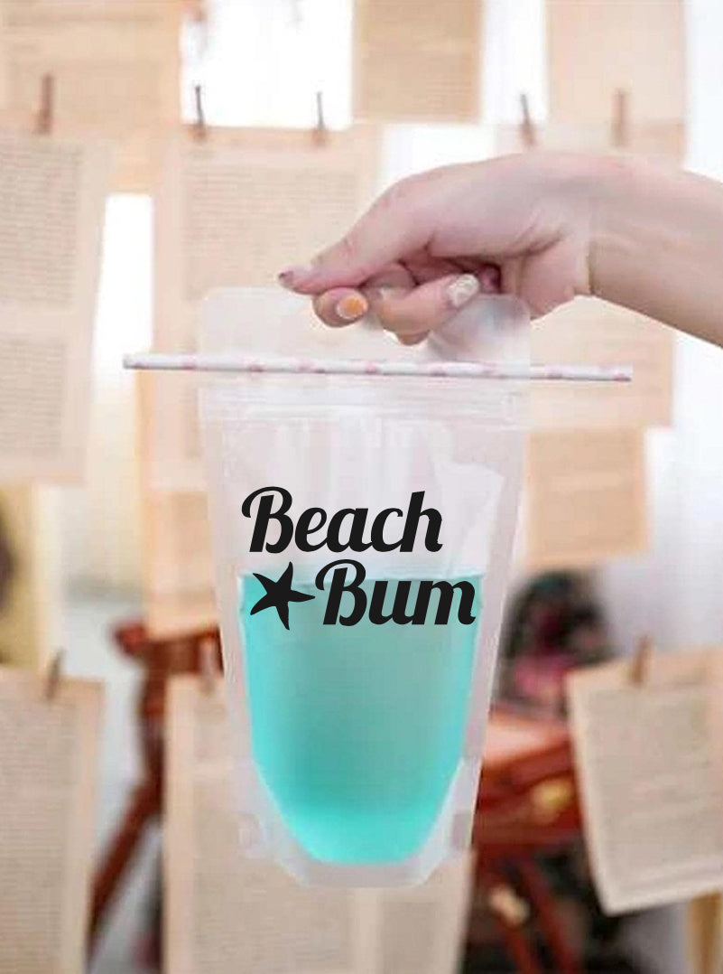 Adult Drink Pouch Beach Bum