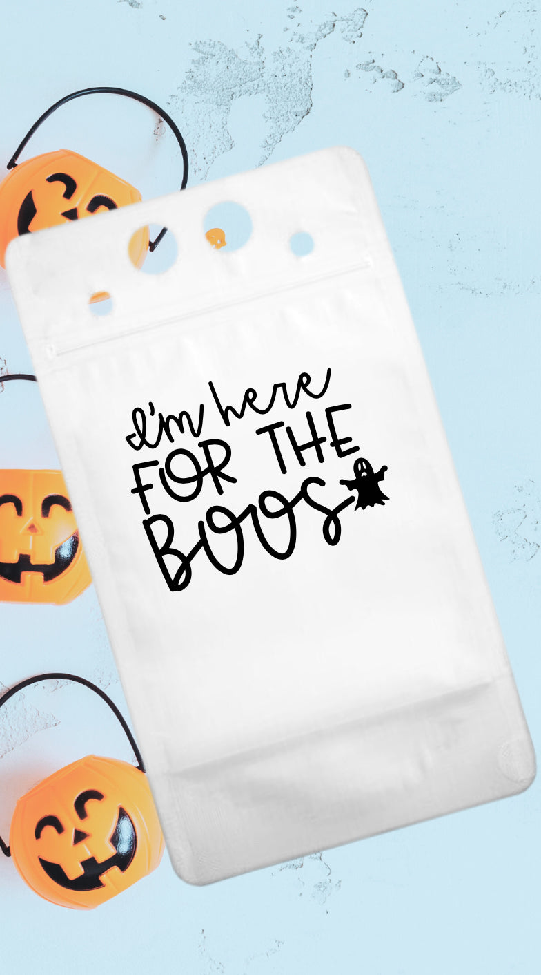 Adult Drink Pouch Halloween I’m here for the boos