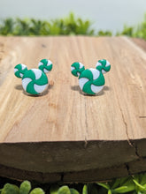 Load image into Gallery viewer, Mickey Green Peppermint Stud Earring
