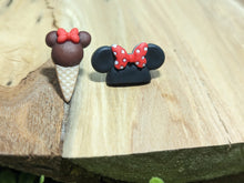 Load image into Gallery viewer, Minnie Ear &amp; Ice Cream Stud Earring
