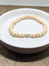 Load image into Gallery viewer, Silver Heart Diffuser Bracelet
