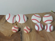Load image into Gallery viewer, Baseball Stud Earrings Large
