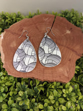 Load image into Gallery viewer, Volleyball wood earrings

